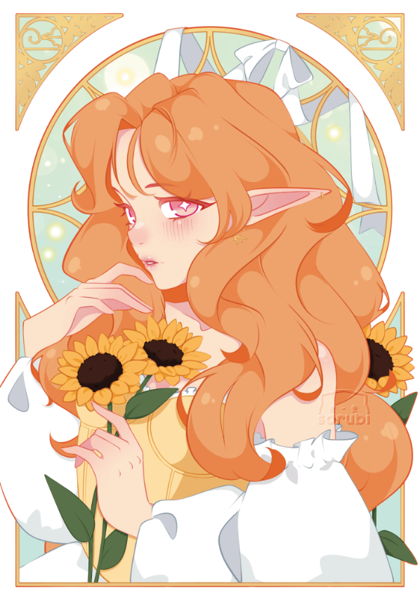 Midnight Bloom Character Portrait